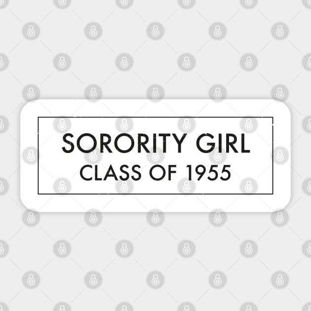 Sorority Girl 1955 Sticker by PopGraphics